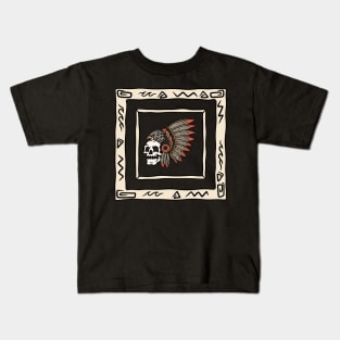 Indian skull Kids T-Shirt